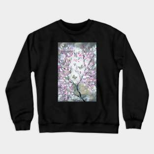 Grey Butterflies Crewneck Sweatshirt